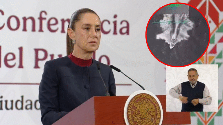 Sheinbaum rechaza ataques de EE. UU. fuera de su territorio y exige respeto a la soberanía