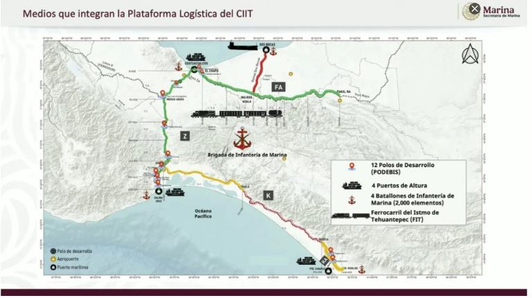 Presenta Gobierno de México avances del Corredor Interoceánico