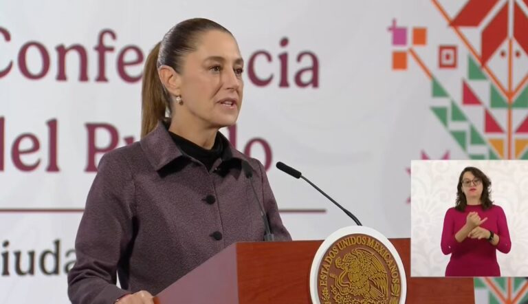 Arancel a camiones anunciado por Trump aplica para todo el mundo, no fue exclusivo para México: Sheinbaum