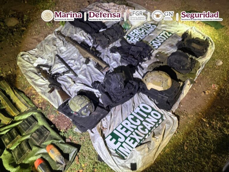 Detienen en Sinaloa a integrante de una célula delictiva y aseguran armas, cartuchos y droga