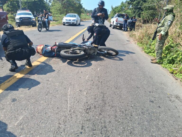 Identifican identidad del motociclista que ayer se accidentó en la entrada de El Tomatal