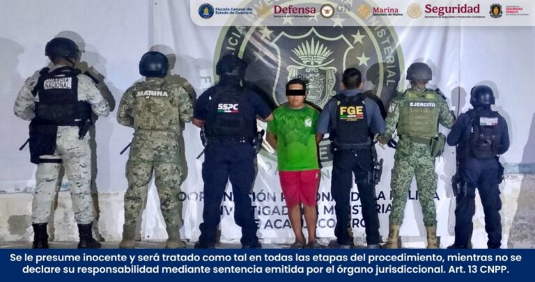 Cumplimenta FGE Guerrero orden de aprehensión por feminicidio en Acapulco