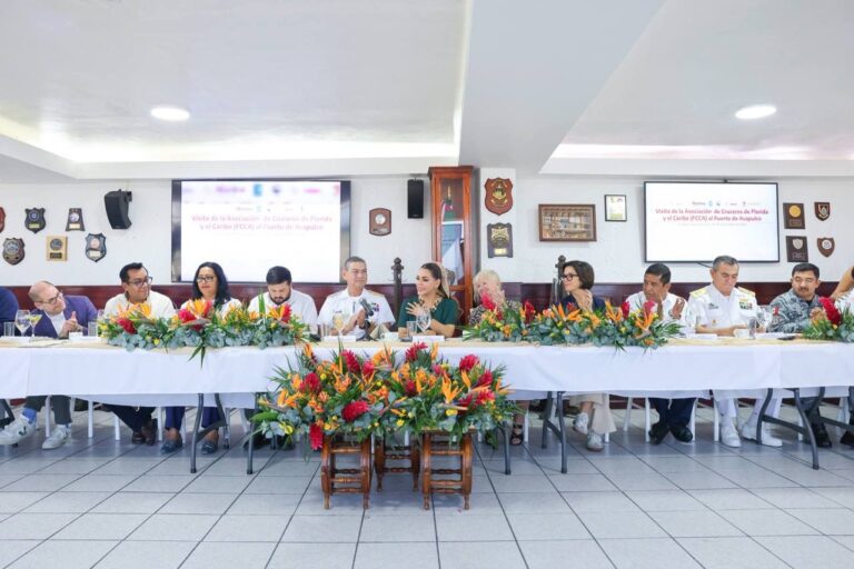 Evelyn Salgado fortalece el turismo de cruceros y promueve el reposicionamiento de Acapulco a nivel internacional