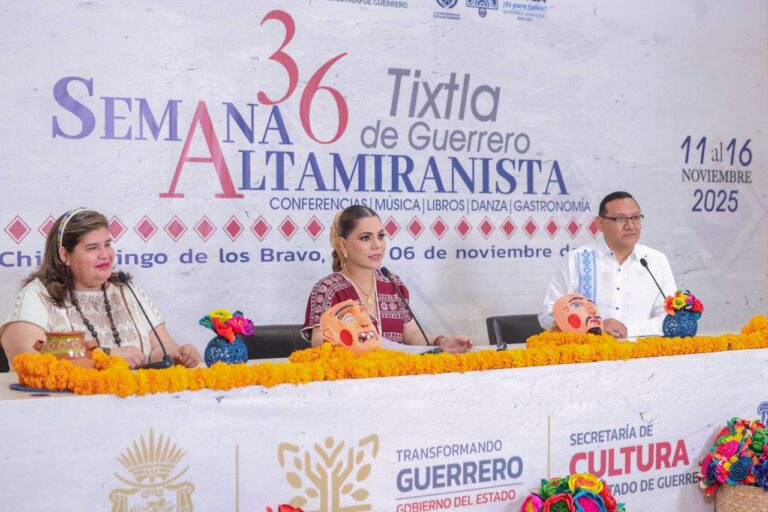 Evelyn Salgado anuncia jornada cultural y académica «Semana Altamiranista» en Tixtla