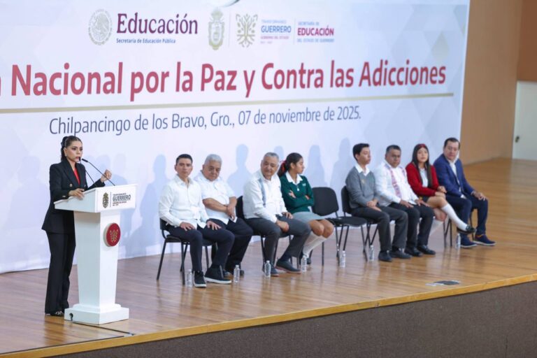 Evelyn Salgado pone en marcha la “Jornada Nacional por la Paz y contra las Adicciones” en Guerrero