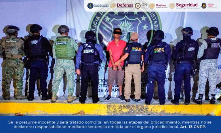 FGEGuerrero cumplimenta orden de aprehensión por lesiones calificadas en Acapulco