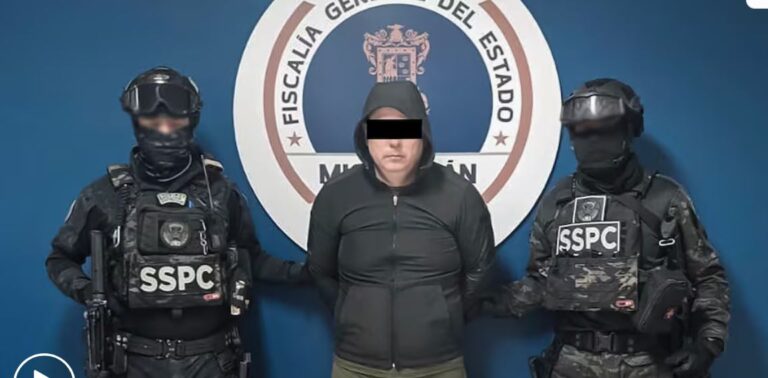 Detienen a presunto autor intelectual del asesinato de Carlos Manzo