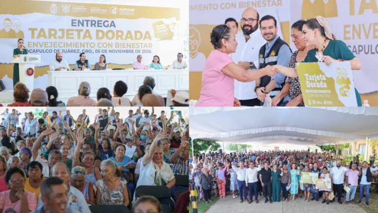Entrega Evelyn Salgado Pineda la Tarjeta Dorada a adultos mayores de Acapulco