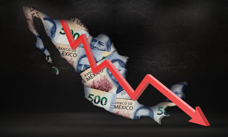 La economía mexicana corre el riesgo de sufrir una recesión tras experimentar una caída del 0,3%