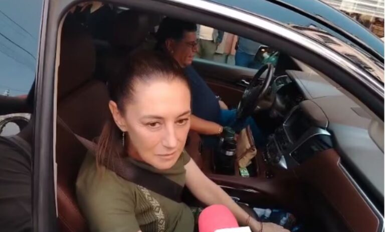 Sheinbaum se dice muy contenta tras reaparición de AMLO