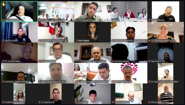 Evelyn Salgado encabeza reunión virtual para fortalecer la atención y contención del sarampión en Guerrero