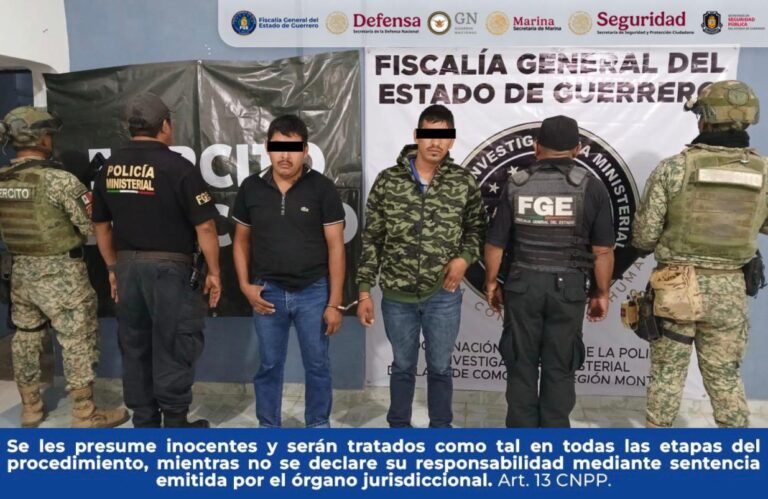 FGEGuerrero cumplimenta orden de aprehensión por homicidio calificado en Malinaltepec