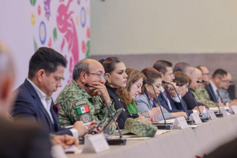 Evelyn Salgado refuerza coordinación contra el robo de vehículos con Ciudad de México, Morelos, Puebla, Hidalgo y Estado de México 