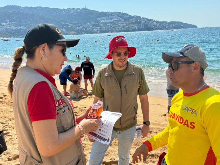 Refuerza CAPTA vigilancia e información turística en Acapulco