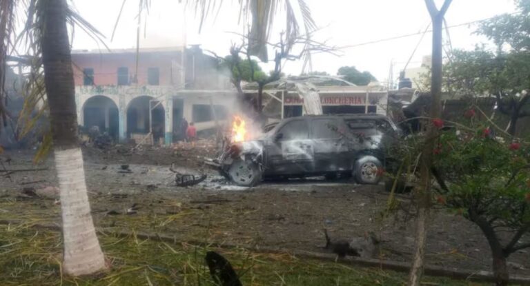 Explosión en Michoacán no fue coche bomba: Harfuch
