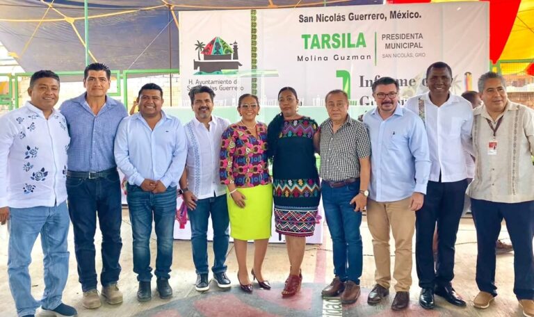 Tarsila Molina Gúzman Rinde su Primer Informe de Gobierno en San Nicolás Guerrero