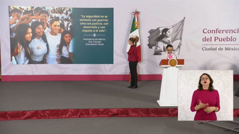 La seguridad no se sostiene con guerras y con respeto a la vida: Rosa Icela Rodríguez