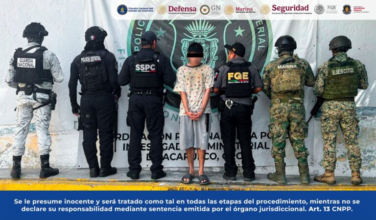 Detienen a presunto homicida en La Tolva