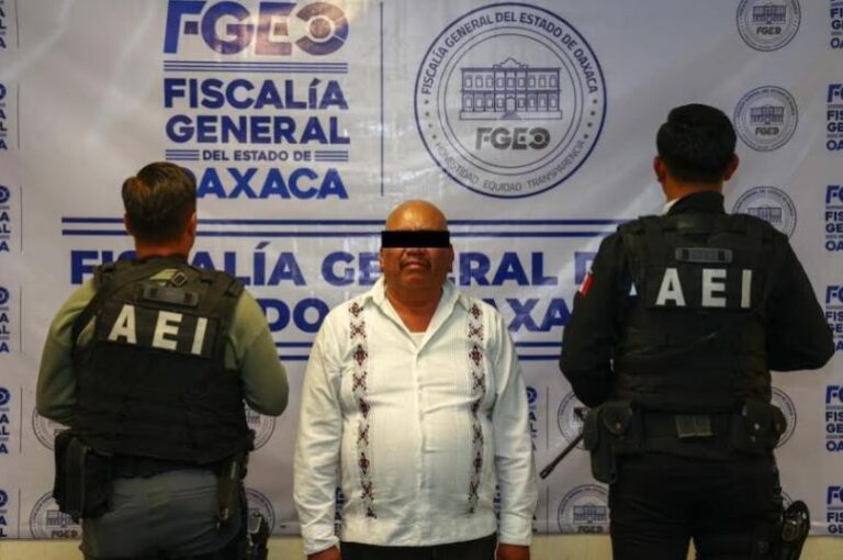 Fue detenido alcalde de Constancia del Rosario, Oaxaca, por el homicidio del asesor jurídico de la alcaldía de Mesores Hidalgo