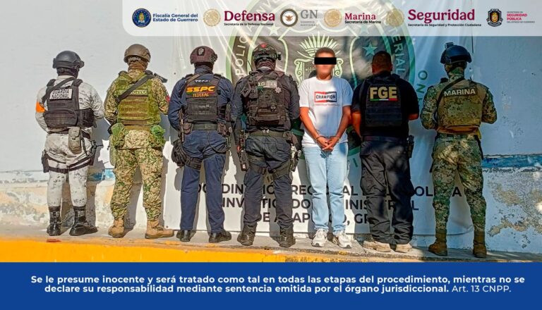 Cumplimenta FGEGuerrero orden de aprehensión por homicidio calificado en Acapulco