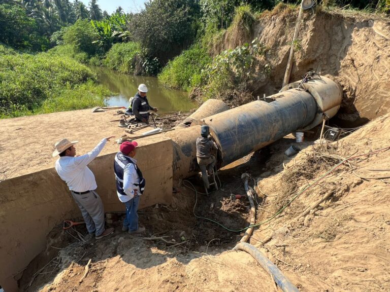 Avanza Capama en la reparación de fuga del sistema Papagayo II