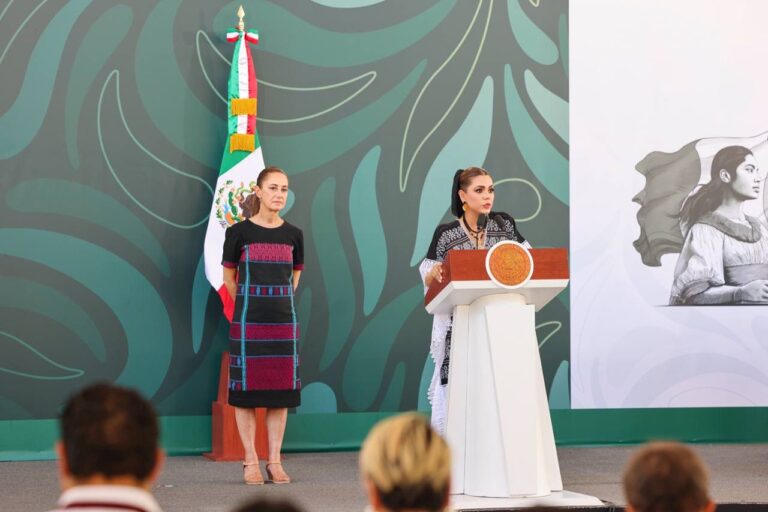 La gobernadora Evelyn Salgado y la presidenta Claudia Sheinbaum destacan trabajo coordinado en favor de Acapulco