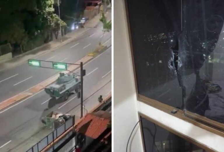 Reportan detonaciones y fuerte presencia militar en el centro de Caracas