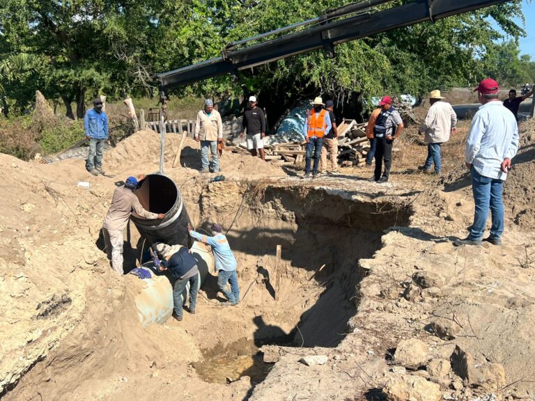 Avanza 65% baypass en Barra Vieja para recuperar caudal de agua