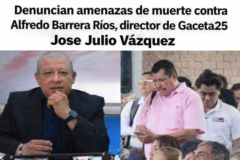 Agreden y amenazan al periodista José Julio Vázquez director del medio Gaceta 25 durante evento público en San Marcos