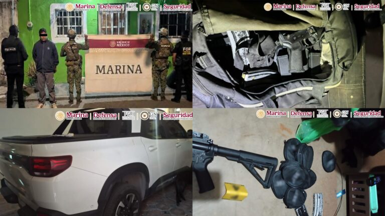 Tras ejecutar 13 cateos en Veracruz, autoridades federales liberan a una persona privada de la libertad y detienen a 14 personas