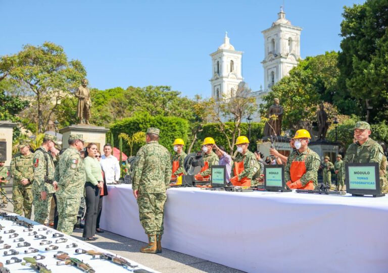 Evelyn Salgado refrenda su compromiso con la seguridad para alcanzar mayores niveles de paz en Guerrero