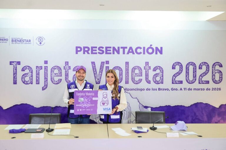 Evelyn Salgado lanza convocatoria Tarjeta Violeta 2026 para beneficiar a 20 mil mujeres guerrerenses