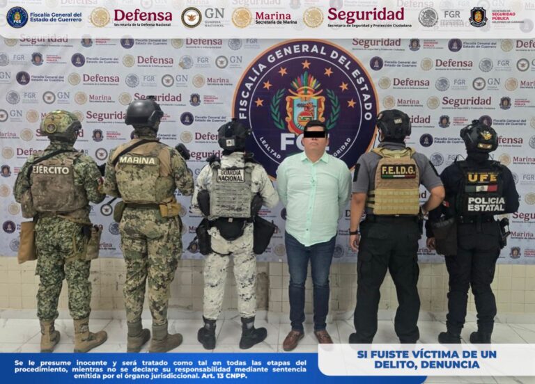 Cumplimenta FGEGuerrero orden de aprehensión por privación de la libertad personal agravada, en Chilpancingo