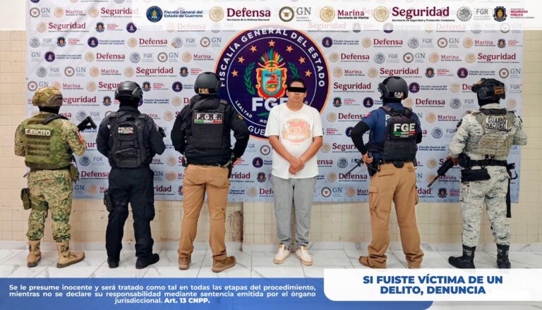 En Chilpancingo FGEGuerrero cumplimenta orden de aprehensión contra un hombre por homicidio calificado