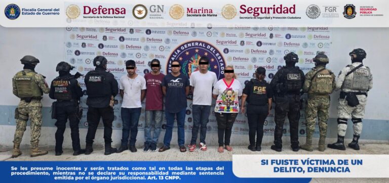 FGEGuerrero detiene a cinco presuntos responsables de ataque a transporte público en Acapulco