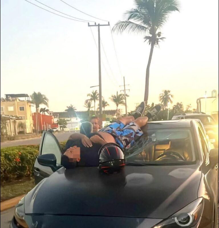 Atropellan a motociclista en Llano Largo