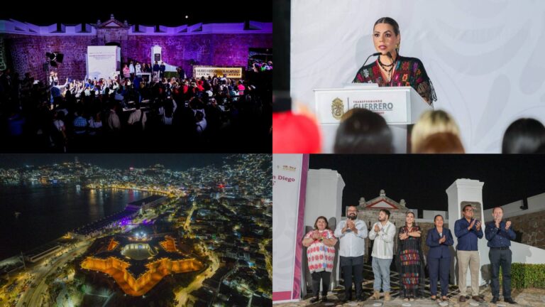 Participa la gobernadora Evelyn Salgado Pineda en el evento de Encendido de Luces del Fuerte de San Diego