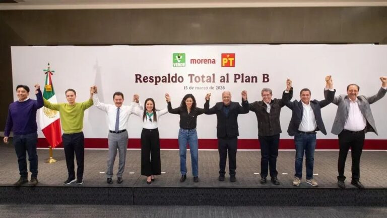 Respaldan PT y PVEM a Morena con Plan B electoral de Sheinbaum