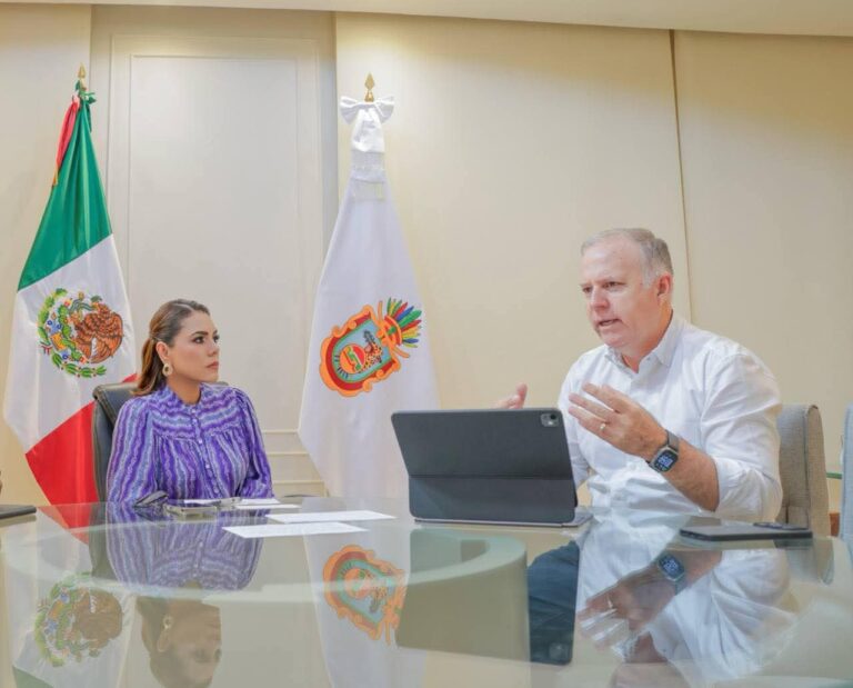 Evalúa Evelyn Salgado con titular de CAPASEG trabajos preventivos ante la temporada de lluvias en Guerrero