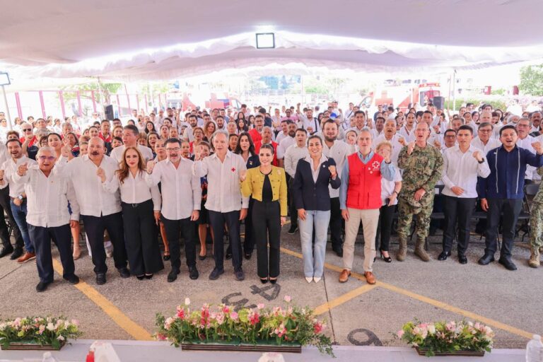 Evelyn Salgado y Eduardo de Agüero dan arranque en Guerrero a la Colecta Anual 2026 de la Cruz Roja Mexicana
