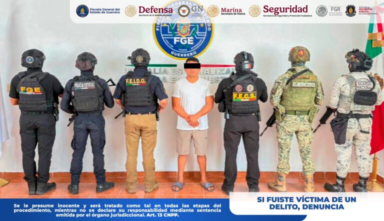 Cumplimenta FGEGuerrero orden de aprehensión por desplazamiento interno forzado en Chilpancingo