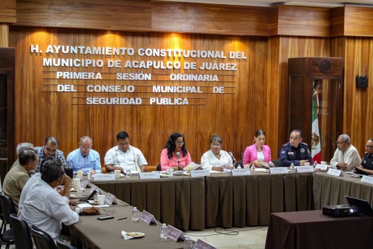 Preside Abelina López sesión del Consejo de Seguridad y define ruta 2026-2027