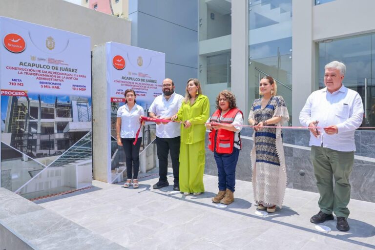 Inaugura Evelyn Salgado oficinas de las Salas Regionales de Acapulco del Tribunal de Justicia Administrativa