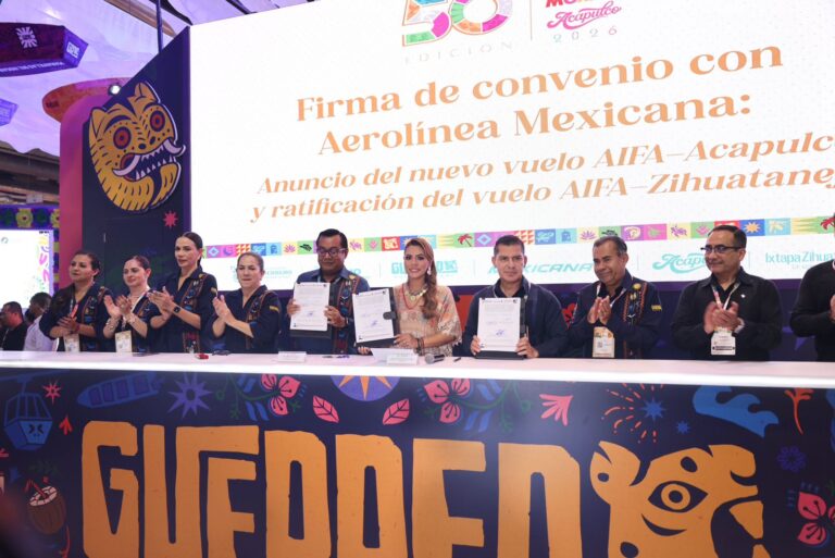 Evelyn Salgado firma diversos convenios y alianzas estratégicas para impulsar el desarrollo turístico de Guerrero 