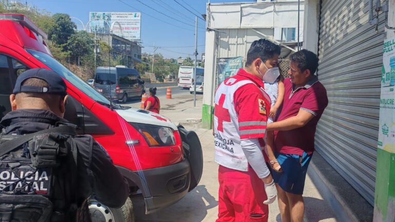Choque múltiple en la México-Acapulco deja tres menores con golpes leves