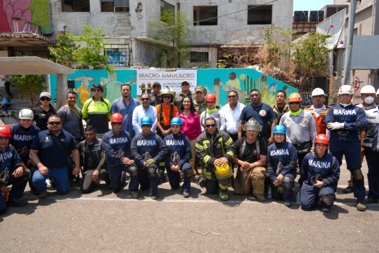 Coordina Abelina López Simulacro Nacional con más de 83 mil participantes en Acapulco