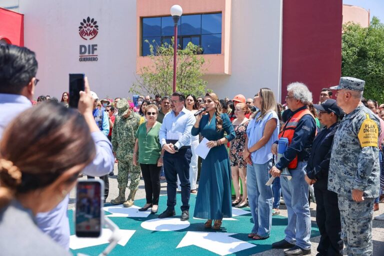 Evelyn Salgado encabeza en Guerrero Simulacro Nacional 2026 con hipótesis de sismo de 8.2 