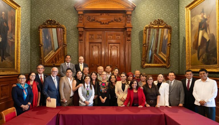 Evelyn Salgado participa en reunión nacional del IMSS Bienestar encabezada por la presidenta Claudia Sheinbaum