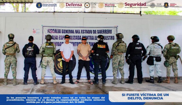 En Zihuatanejo, FGEGuerrero detiene por extorsión agravada a “El Junior”, segundo al mando de “Los Viagras”