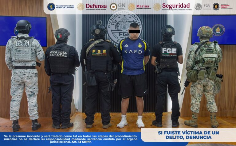 Detiene FGEGuerrero a presunto responsable de homicidio cometido sobre el boulevard Vicente Guerrero en Chilpancingo